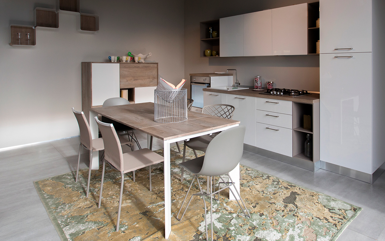 Cucina moderna bianca - armonia
