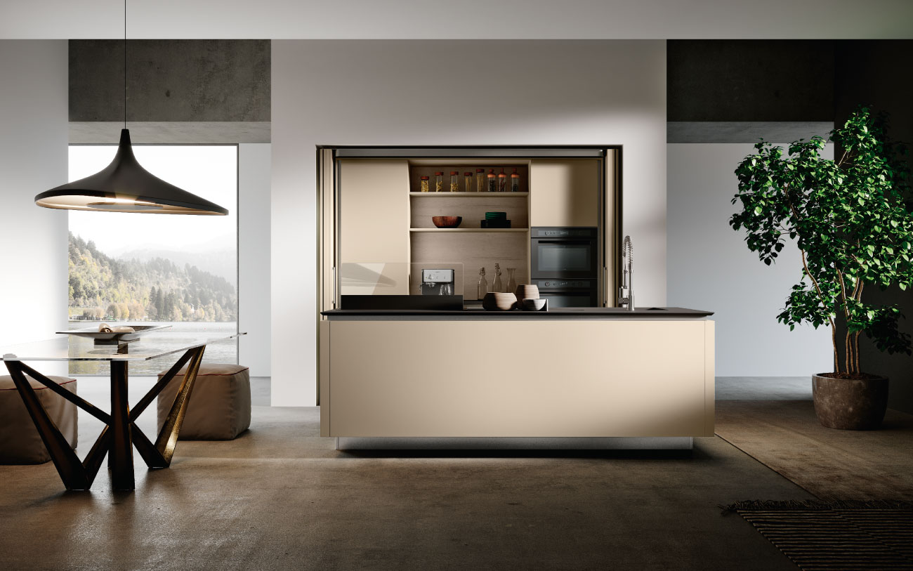 DM0671 cucina isola complanare